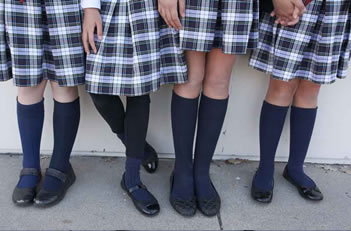 Girls k-4th Grade Uniform Friday